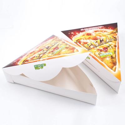 China Wholesale Price Specifications Recycled Materials Folding Customized Food Grade Slice Triangle Pizza Packaging Box for sale