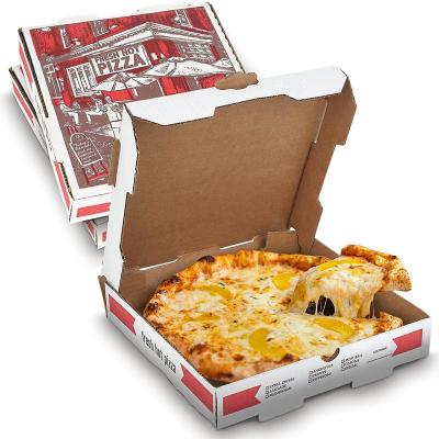 China Materials Package Food Grade Food Grade Storage Package Pizza Box 32x32x4 Wholesale Price Custom Disposable Pizza Box for sale