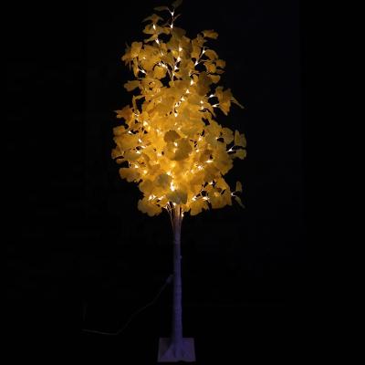 China 1.8-Meter-High Decoration Ginkgo Leaf Tree Light for sale