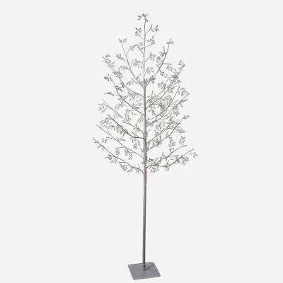 China Jeweled Frosted Pipeline 136 LED Leaf Tree Light for sale