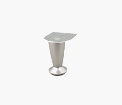 China Tapered sofa leg Stainless Chrome painted steel Furniture parts for sale