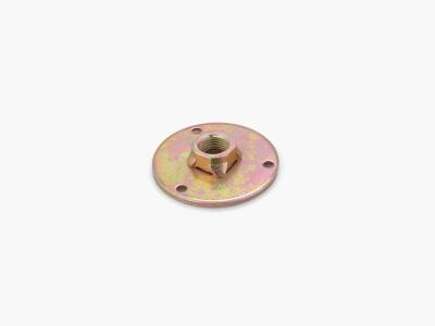 China Steel round plate nut for thread caster , Furniture Hardware Fittings for sale