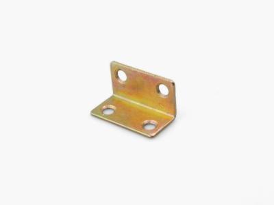 China Zinc plated metal corner support bracket for glass shelf board for sale