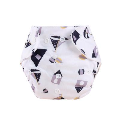 China Printed Superdry Kids Product Cloth Diaper One Size Adjustable Waterproof Reusable Babies Boys Snap Diaper for sale