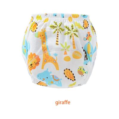 China Hot Selling Cute Printed Cloth Diaper Pants Kids Printed Instant Pants Superdry Washable Reusable Baby Diaper for sale