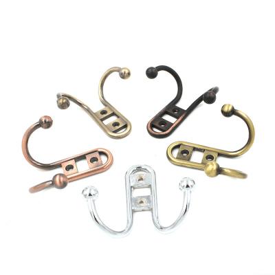 China Clothing Furniture Hanger Hooks Metal Coat And Hat Hook Hooks And Rails Zinc Alloy Clothing No Model for sale