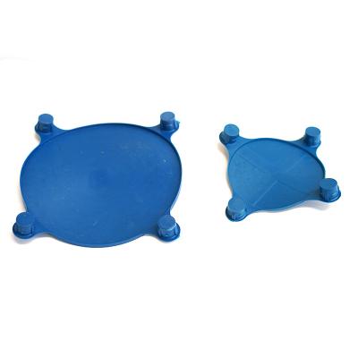 China Internal Ribs Provide Snug Fit And Release Pressure Build Up Wholesale High Quality Customized Plastic Flange Protector For Stainless Steel Pipe for sale