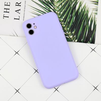 China Made from Wholesale Liquid Silicon Phone Case Cover with Inner Fabric Liquid Silicon Cell Phone Case for iPhone/Samsung/Huawei for sale