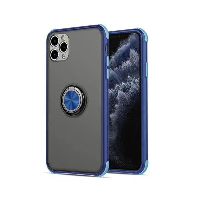 China Made From PC/TPU For iPhone 7/8 Plus Metal Finger Ring Holder Case Commander Series Inlay 360 Shockproof Hard 2 In 1 Phone Cover Cases for sale