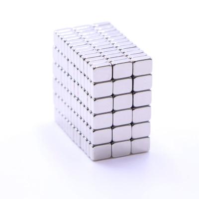 China Industrial Magnet Small Mini Square Super Strong Permanent Magnet Neodymium Magnet Rectangular Magnet for sale