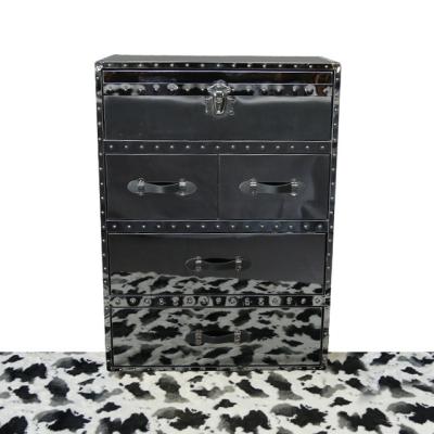 China Modern stainless steel cabinet in the living room or office can be used as a tea table to store sundries for sale