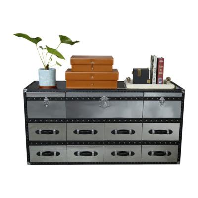 China Modern Storage Shelf Bookcase With 8 Drawers For Home Furniture Living Room Cabinet Furniture Cover Metal Box Layer for sale