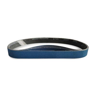 China Good Selling Blue Stainless Steel Sanding Belt For Polishing Machine for sale