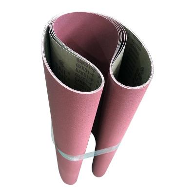 China 635*1525mm X-weight Aluminum Oxide Abrasive Belt For Wood Stainless Steel Polishing 635*1525mm for sale