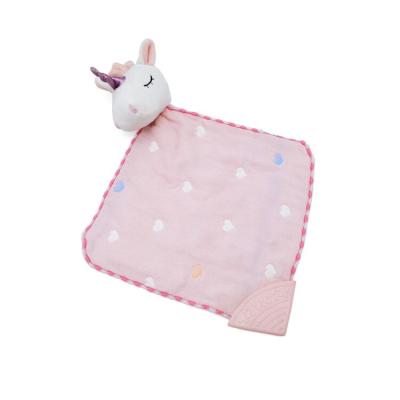 China SOFT AND COMFORTABLE Baby Unicorn Security Blankets plush stuffed soothing BABY BLANKET 4