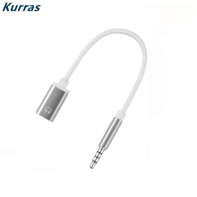 China Microphone Kurras Type C To 3.5 Mm Jack Earphones Adapter Cable DAC USB C Audio Cable Jack Earphone for sale