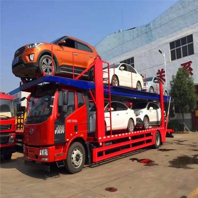 China Diesel Fuel Type Transport Car Hauler Truck Car Trailer Flatbed Tow Truck à venda