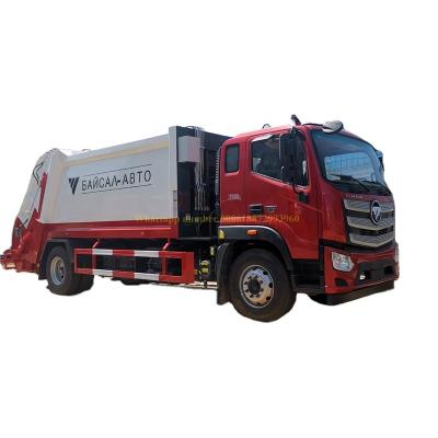 China Hotels China Brand FOTON 4x2 14m3 Capacity Garbage Compactor Truck for sale