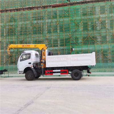 China TRUCK CRANE Small Cargo Truck Mounted 3.2 Ton Telescopic Boom Crane Used In Germany for sale