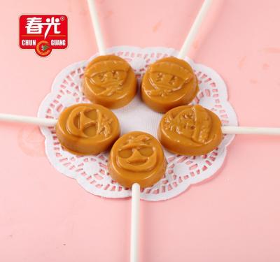 China Natural Fruit Flavor Lollipop , Halal Coconut Lollipop Candy Meat for sale