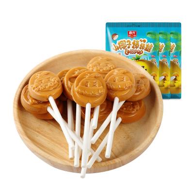 China Natural Fruity Lollipop , Halal Sweet Coconut Flavor Lollipop Candy for sale