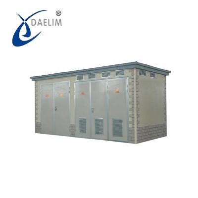 China Compact Power 630kva 1000kva 15/0.4kV CB Transformer Substation for sale