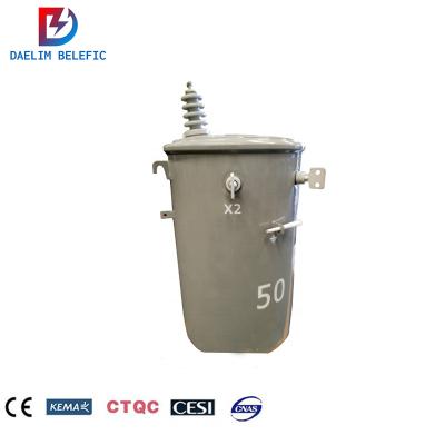 China Low Power Loss 11kv 50kva Single Phase Transformer for sale