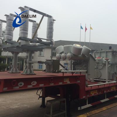 China MVA Type 10 63kv Mobile Power A-Trailer Substation for sale