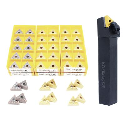 China External Turning Tool 1pc MTJNR2020K16 MTJNL2020K16+10pcs TNMG160404 TNMG160408 VP15TF UE6020 US735 Lathe Tool Turning Insert for sale