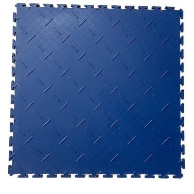 China Modern hot sale factory price pvc car garage repair shop vinyl plastic interlocking floor tile for sale