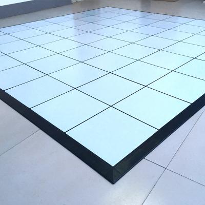 China Dance Floor Tile Eco - Friendly Plastic Interlocking Wood Look Tile For Home , Vinyl Flooring for sale