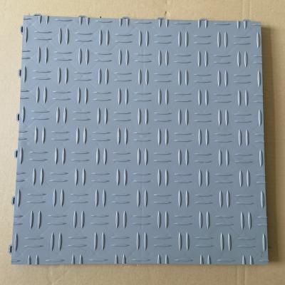 China Industrial OEM and ODM to interlock outdoor and indoor vinyl PVC flooring car wash show garage floor tiles for event for sale