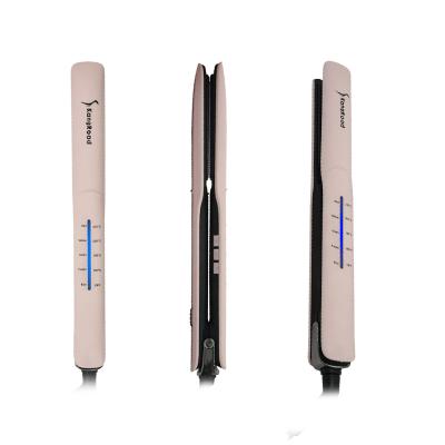 China Small and Portable Highest Standard High Quality Custom Flat Iron Salon Hair Straightener 450 Curl Brush Hair Straight to Ready to Ship for sale