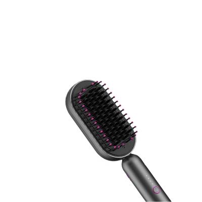 China Professional Anion Hair Straightener Brush Easy Create Effect Magic Comb For Color Hair Brush Beauty for sale