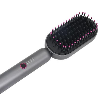 China Outdoor Anion Hair Straightener Brush Like Hair Straightener Beauty Equipment for sale