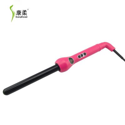 China Best Safety Magic Wand Iron Curling Hot Hair Curler For Travel Use Cordless Cordless Fine And Cheap Professional Beauty Cute Pink for sale