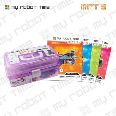 China Battery Operated Toy MRT3-4 Full Kit Primary School Coding Robot Educational Toy For 8-12 Years Old for sale