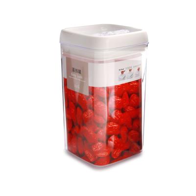 China Freshness Preservation Customized 2.3L Square Kitchen Plastic Airtight For Food Storage Containers for sale