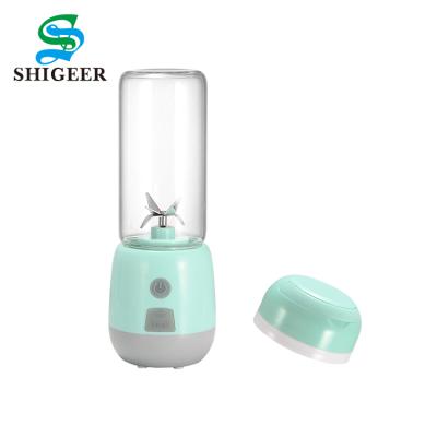 China Automatic Control Switch Customized Portable Electric Usb Juicer Bottle Rechargeable Easy Cleaning Glass Mug for sale