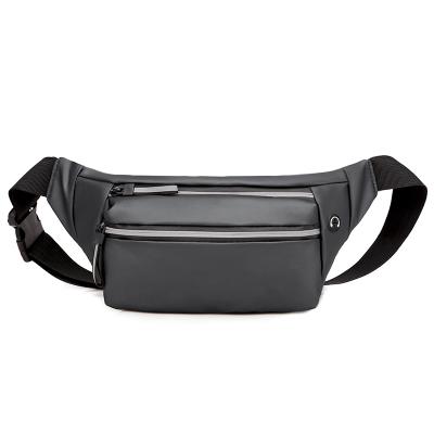 China Leather Sports Waist Bag Waist Bag Fashion Belt Bag Waterproof Running Running Pack Trunk Leather Waist Bag for sale