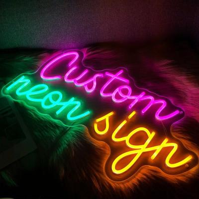 China Buildings Wholesale Acrylic 12V Custom Electronic signs Led Neon Light Sign for Home Store Wall Decoration for sale