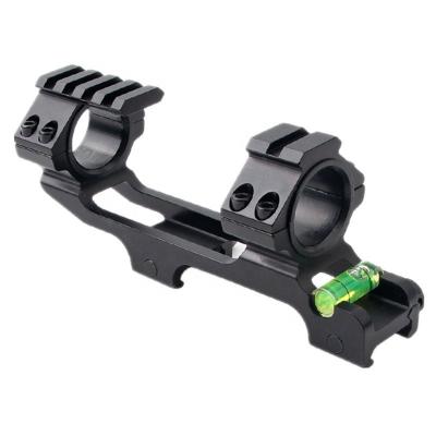 China Aluminum Alloy Sight Lens Metal Bracket 25.4/30mm Bayonet 20mm Hollow Level Guide Rail Long for sale