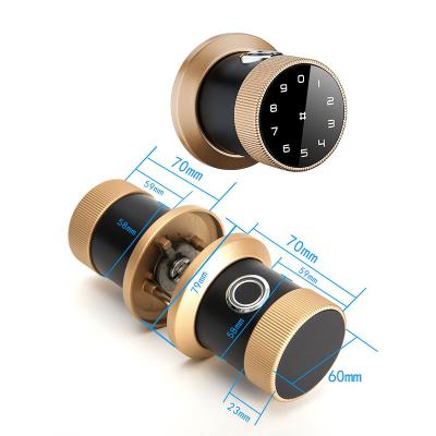 China whosale zinc alloy stainless steel smart electronic digital door lock + keyless app control dead lock codelock ttt keypad bolt latch knob door lock ble electronic digital smartlock for sale