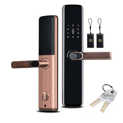 China Door etc fingerprint touch keypad password card exterior door lock access stainless smart home security for sale