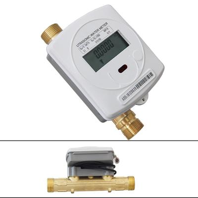 China Digital Ultrasonic Water Meter Display WESDOM ISO4064 R200 Household Residential Water Meter With Mudbus RS485 Communication for sale