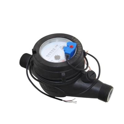 China WESDOM LXSG-15 Plastic Pulse Output Plastic Water Dial 15mm Paddle Wheel Body Dry Or Wet Meter With Pulse Output for sale