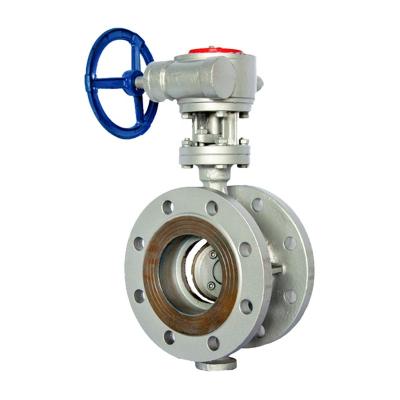 China General Butterfly Valve EPDM PTFE RUBBER SEAL Stainless Steel Butterfly Valve Flange Material Double Butterfly Valve for sale