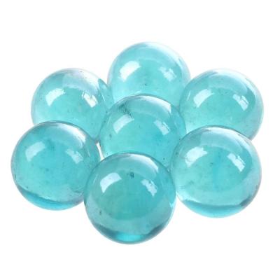 China Sprayers / Toys 16MM And 25MM Clear Sea Blue Glass Marbles for sale