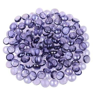 China Application of fire mine 17-19mm Luster Glass Gems for fire pit for sale