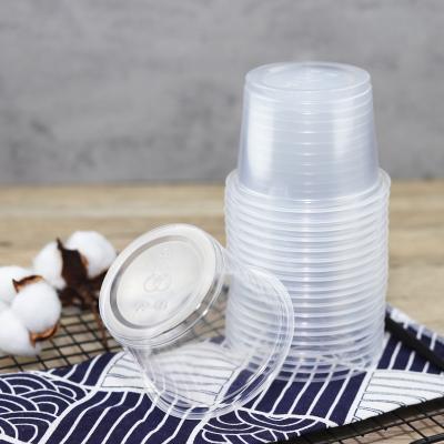 China 300ml 9oz Food Factory Price Clear PP Disposable Plastic Rolls 95mm Ice Cream Cups for sale